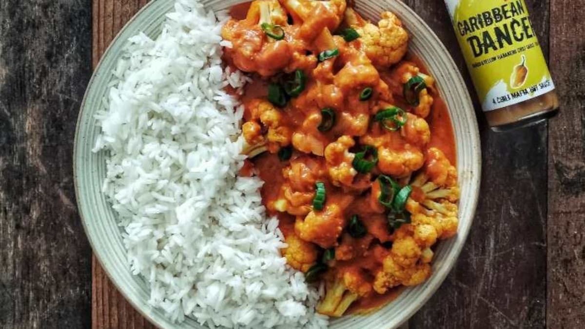 Curry de chile y coliflor
