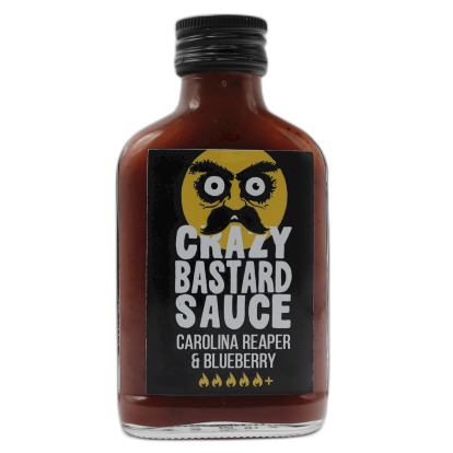 Crazy Bastard Carolina Reaper & Blueberry Sauce 100 ml