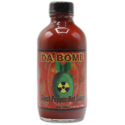 Da`Bomb Ghost Pepper Hot Sauce Rückseite
