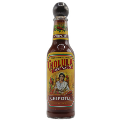 Cholula Chipotle Hot Sauce sur cuillère