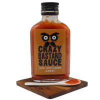 Crazy Bastard Ghost Pepper Mango Sauce 100 ml